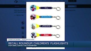 Recall Roundup: Children's flashlights, dumbbell handles, body sprays