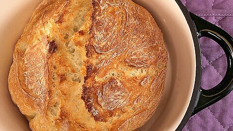 Faster No Knead Bread - So Easy ANYONE can make (but NO BOILING WATER!!)