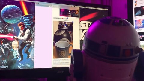 R2B2 Chat's with His Uncle BB9 (Since that is my Dad's Droid)