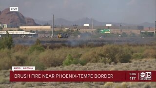 Quiet Fire burns along Tempe-Phoenix border