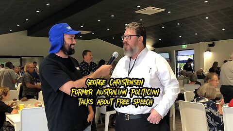 George Christensen former MP talks about free speech at Church and state conference