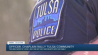 Officer, Chaplain Rally Tulsa Community