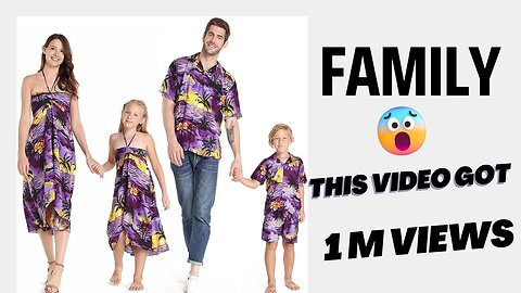 Family Hawaiian Luau Men Women Girl Boy Clothes in Sunset Purple