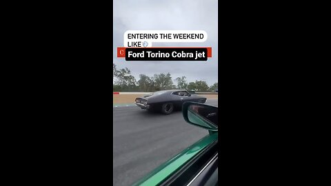 Ford Torino cobra jet takes off