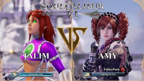 SoulCalibur VI — Amesang (Talim) VS FafneyParis (Amy) | Xbox Series X Ranked