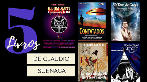 Claudio Suenaga: Uma rápida apresentação de todos os meus livros e como adquiri-los