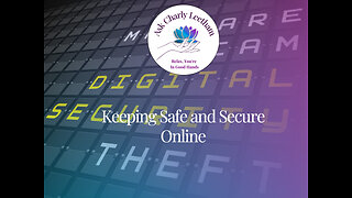 Security And Staying Safe Online