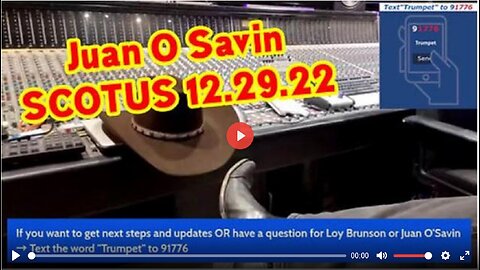 Juan O Savin SCOTUS Update Dec 29!