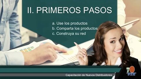 Capacitación a jóvenes distribuidores "Inicia tu propia empresa en DXN" con una taza de café DXN.