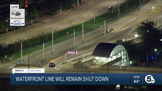Waterfront Line to remain shut down during Browns season