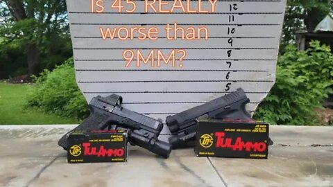 Recoil Test: 9mm vs 45 ACP