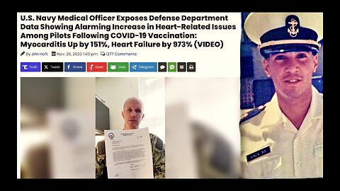WARNING Do Not Join USA Military Navy Lieutenant Ted Macie Exposes Deadly Covid Vaccine Side Effects