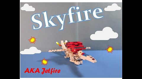 17 Lego Transformers G1 Skyfire (Jetfire)