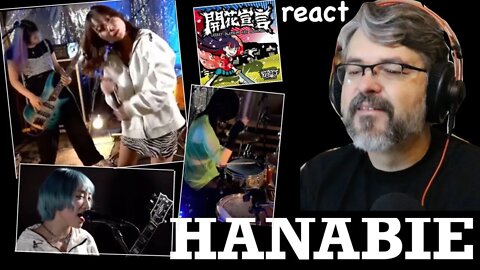 Hanabie | Musician react | Ghost Mania [band live stream]