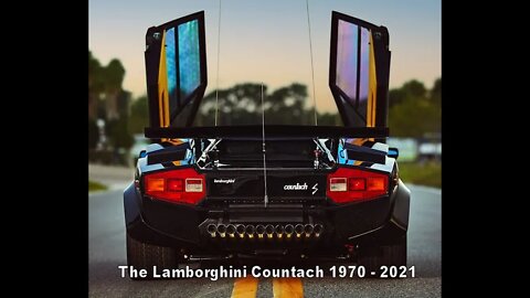 The Lamborghini Countach 1970 - 2021