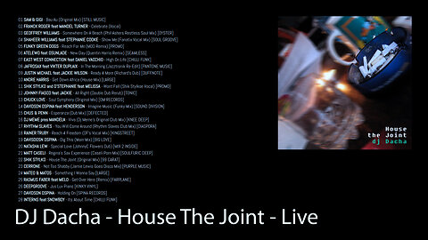 DJ Dacha - House The Joint - Live DJ set House Music