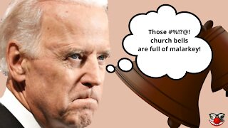 Sleepy Joe Loses His Train of Thought When CHURCH BELLS Start Ringing!