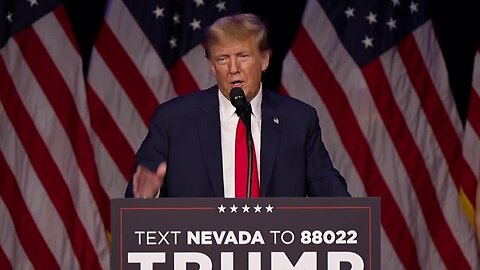 DONALD TRUMP ADDRESSES NEVADA VOTERS AFTER WINNING REPUBLICAN CAUCUSES