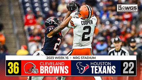 Browns at Texans - Week 16 Postgame Show | Cleveland Browns Podcast 2023