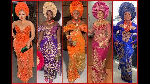 Latest George Gown styles | Traditional attire for Bride To Be