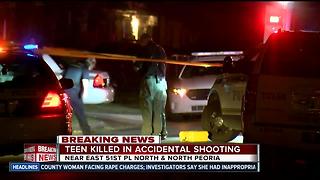 Teen killed in accidental shooting in North Tulsa