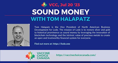 SOUND MONEY with Tom Halapatz