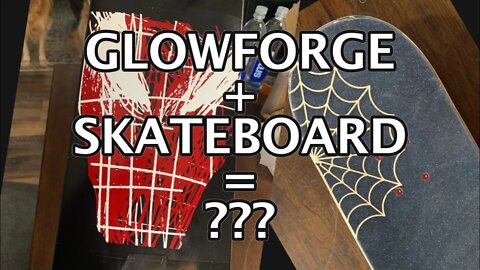 Cutting A Skateboard Design On A Glowforge! Spider Man Designs And Webs For A Blank Skateboard