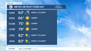 Metro Detroit Forecast: The heat slowly builds