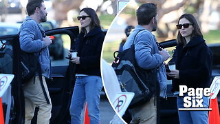 Ben Affleck and Jennifer Garner look deep in conversation in Santa Monica