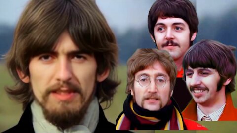 Beatles - My Sweet Lord - (AI Video Stereo Remaster - 1970) - Bubblerock - HD