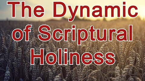 The Dynamic of Scriptural Holiness Rev John Woodward Holy Ghost Anointed Camp Meeting Revival Sermon