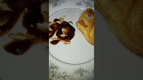 Pastry with Mango Barbecue Sauce