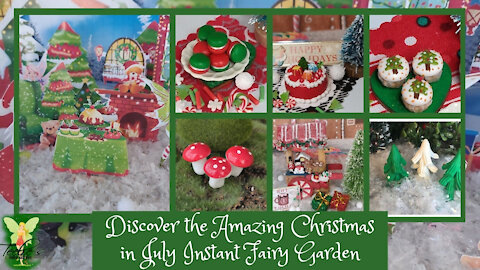 Teelie's Fairy Garden | Magical Discover the Amazing Christmas in July Instant Fairy Garden