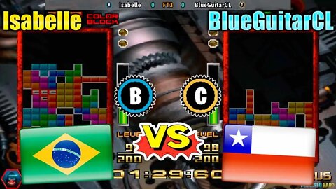 Tetris the Absolute The Grand Master 2 PLUS (Isabelle Vs. BlueGuitarCL) [Brazil Vs. Chile]