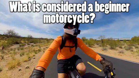 What is considered a beginner motorcycle?