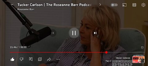 Roseanne Barr podcast Tucker Carlson part 8