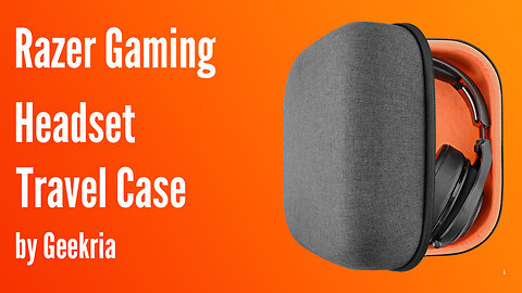 Razer Gaming Over-Ear Headphones Travel Case, Hard Shell Headset Carrying Case | Geekria