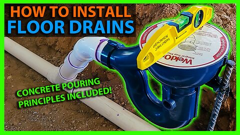 How To Install a Floor Drain in Concrete