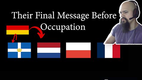 (American Reacts) Nations Final Broadcast Before Occupation Reaction