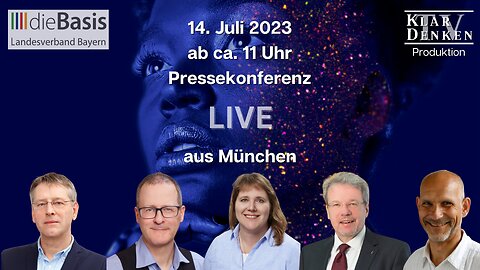 LIVE | Pressekonferenz "dieBasis" Landesverband Bayern