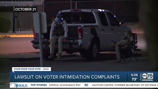 Lawsuits over voter intimidation complaints in Arizona