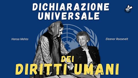 LA DICHIARAZIONE UNIVERSALE DEI DIRITTI UMANI INVIOLABILI DELL'ONU- Diritto in Breve DOCUMENTARIO la dichiarazione dei diritti umani fu fatta dalla moglie del presidente americano Roosvelt è il testo più tradotto della storia in oltre 500 lingue