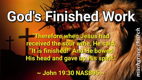 God's Finished Work (3) : Celebrate God's Rest
