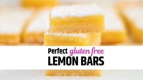Perfect Gluten Free Lemon Bars