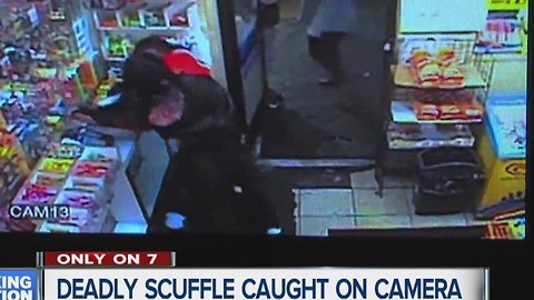 Deadly scuffle caught on camera