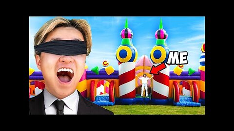 Surprised Him With *WORLD'S BIGGEST* BOUNCY CASTLE (Insane) | NichLmao
