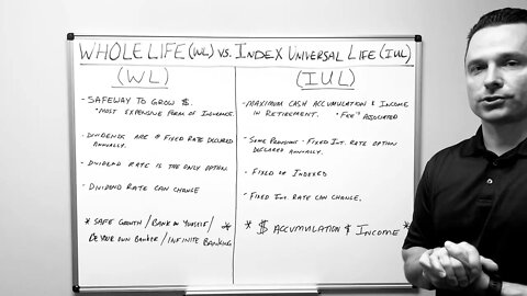 Whole Life (WL) vs. Index Universal Life (IUL) - Which is Better? Who is King?