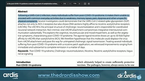 Dr. Bryan Ardis | Covid-19 | “Nicotine Is The Antidote And They’ve Known It Since 2020”