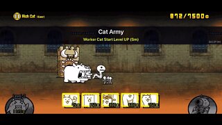 The Battle Cats - Monday Stage - Rich Cat (Easy)