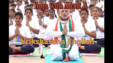 Yoga with Modi Vrikshasana English